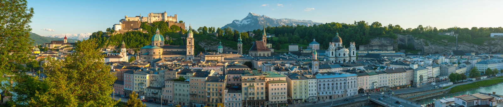     Salzburg city panorama 
